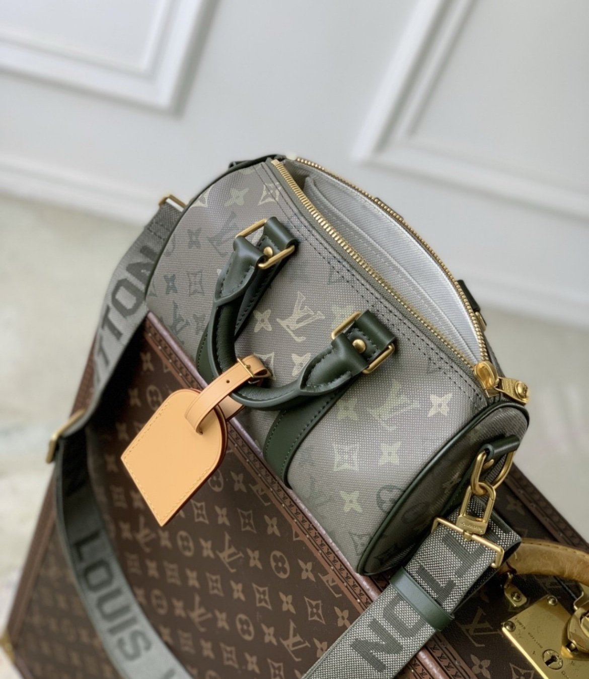 Louis Vuitton Keepall Bandoulière 25 Green - Afbeelding 6