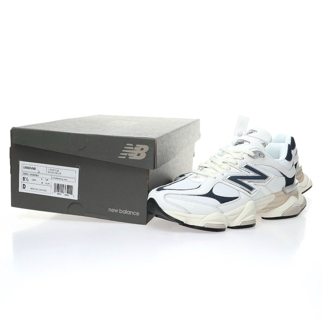 New Balance 9060 White Navy - Afbeelding 7