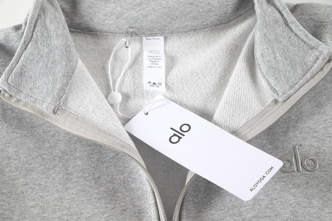 Alo Yoga 1/4 Zip Tracksuit Grey - Afbeelding 4