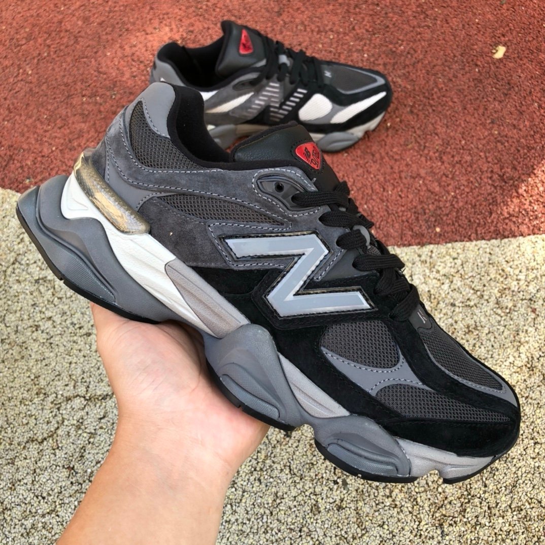 New Balance 9060 Black Castlerock Grey - Afbeelding 2