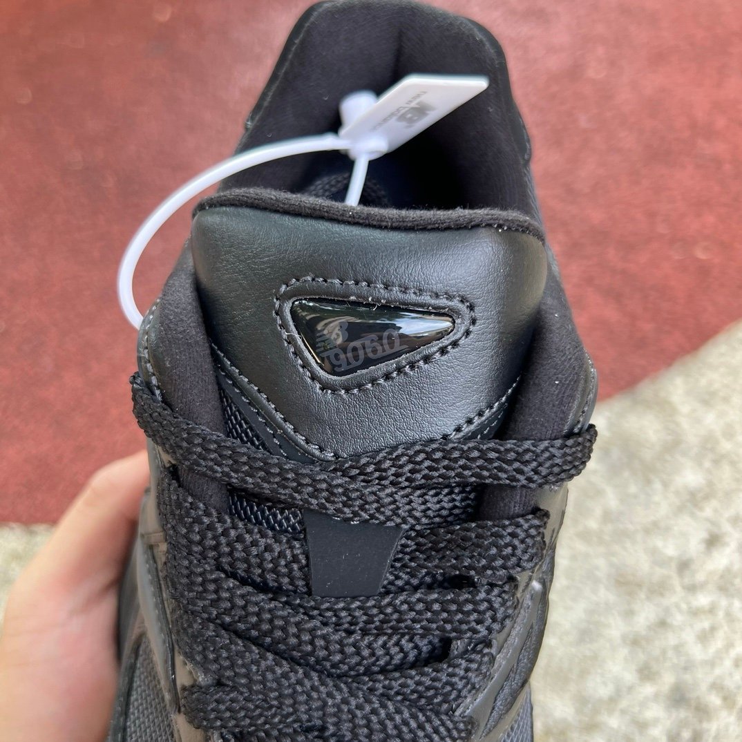 New Balance 9060 Triple Black Leather - Afbeelding 7