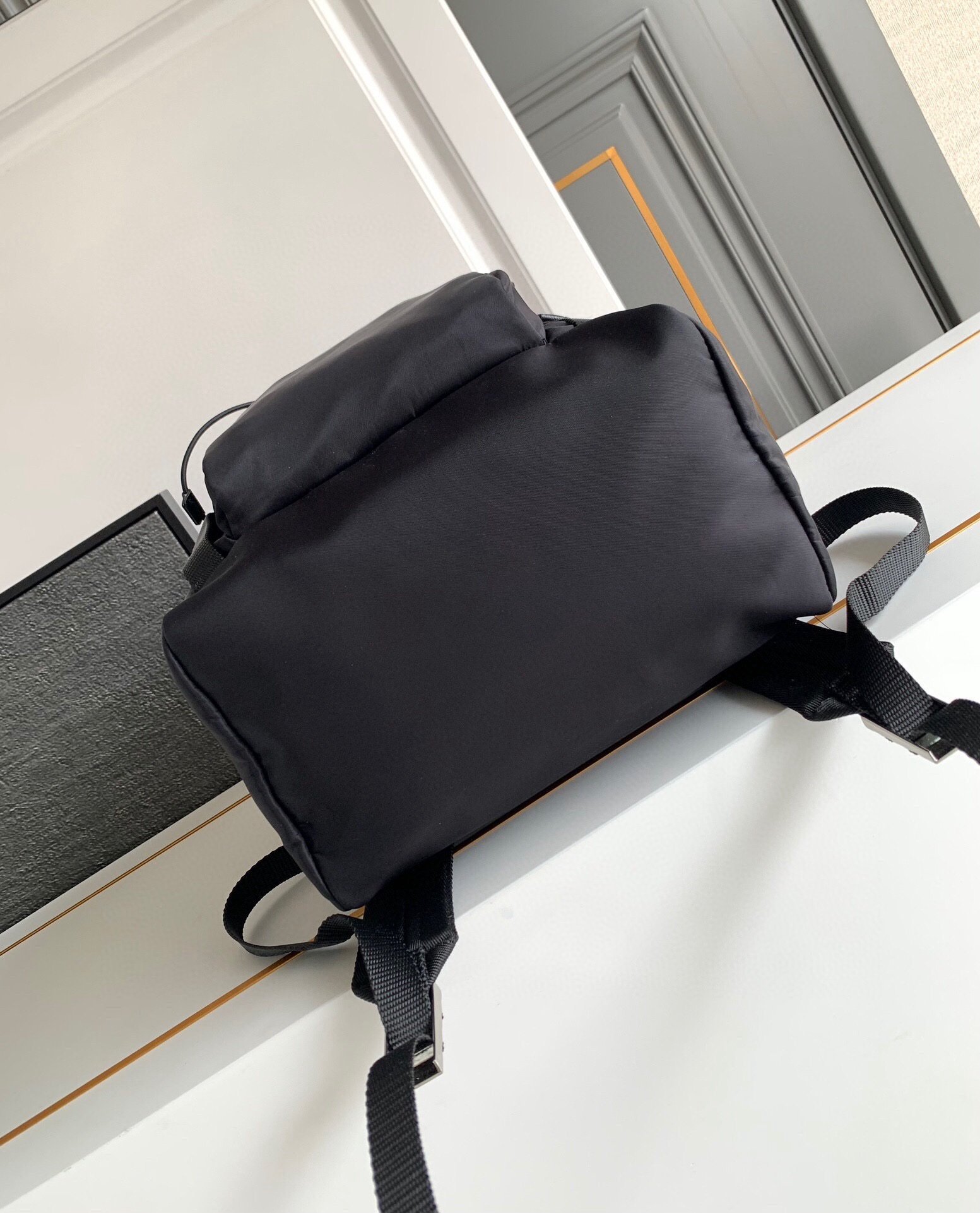 Prada Saffiano Leather Re-Nylon Backpack - Afbeelding 5