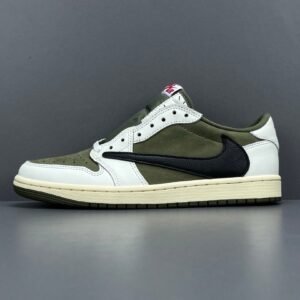 Alternative view of Jordan 1 Retro Low OG SP
Travis Scott Medium Olive