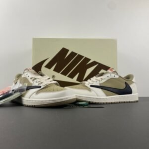 Alternative view of Jordan 1 Retro Low Golf
Travis Scott Neutral Olive