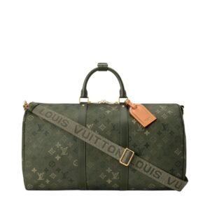 Louis Vuitton Keepall Bandouliere 50 Monogram Green