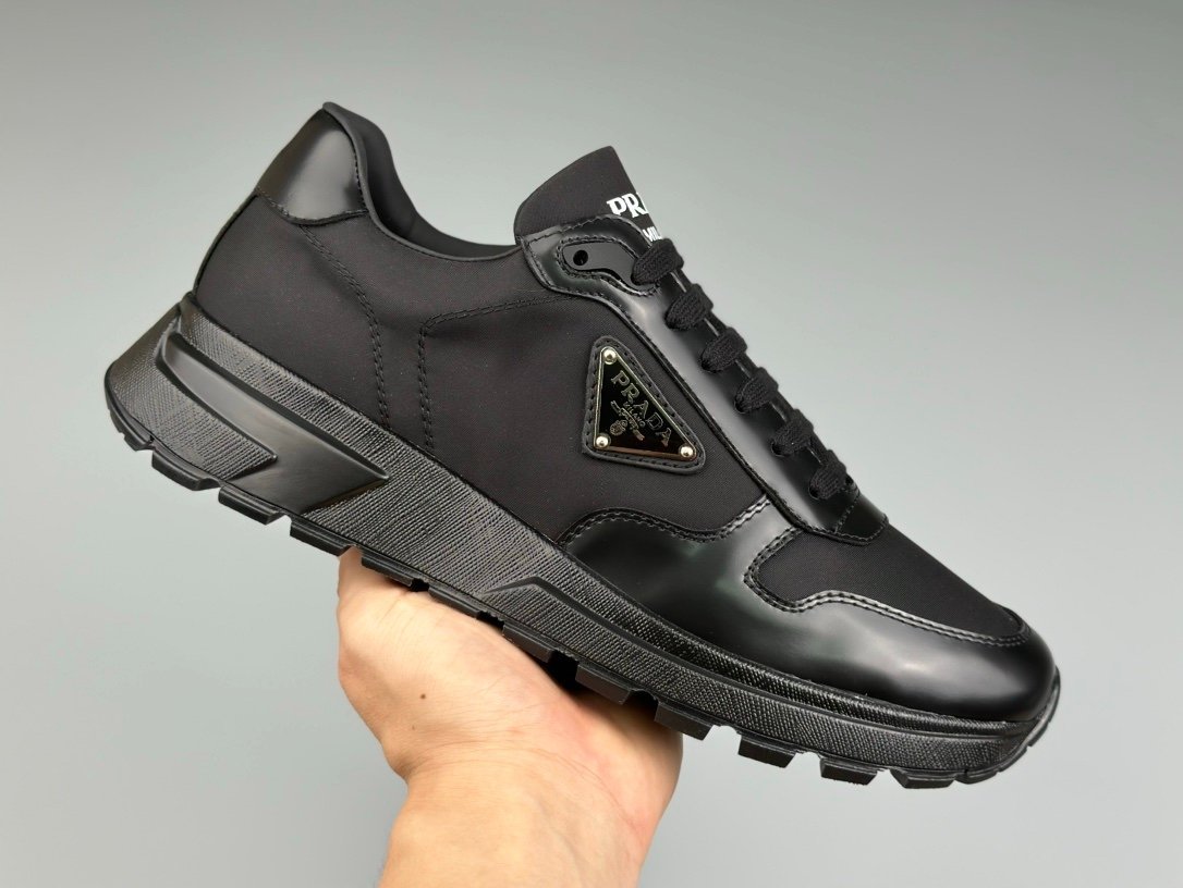 Prada Prax 01 Re-Nylon Black Leather - Afbeelding 5