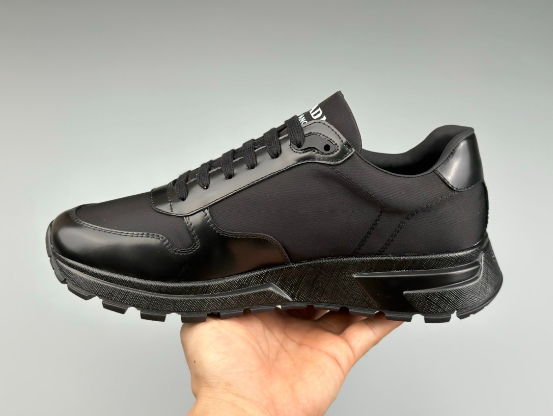 Prada Prax 01 Re-Nylon Black Leather - Afbeelding 7