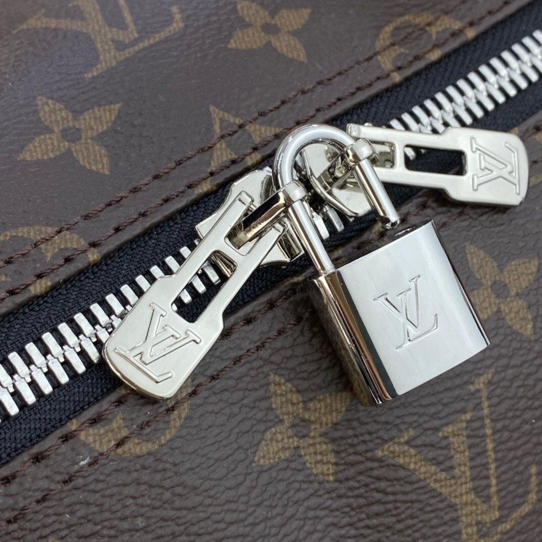 Louis Vuitton Keepall Bandouliére 44 Monogram Macassar - Afbeelding 8