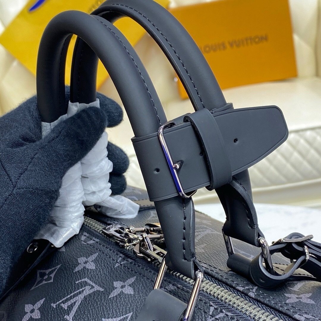 Louis Vuitton Keepall Bandouliére 55 Monogram Eclipse - Afbeelding 4