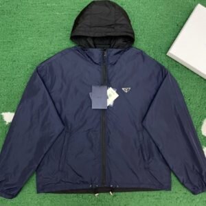 Alternative view of Prada Reversible Re-Nylon Windbreaker Black/Blue