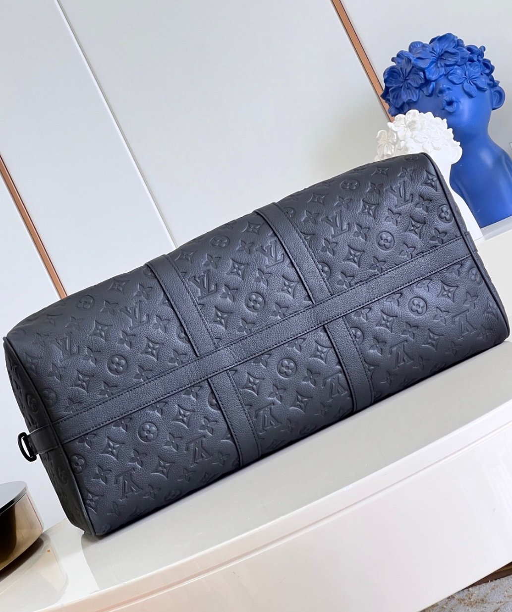 Louis Vuitton Keepall Bandouliére 50 Monogram Shadow Leather - Afbeelding 6
