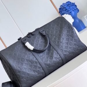 Alternative view of Louis Vuitton Keepall Bandouliére 50 Monogram Shadow Leather