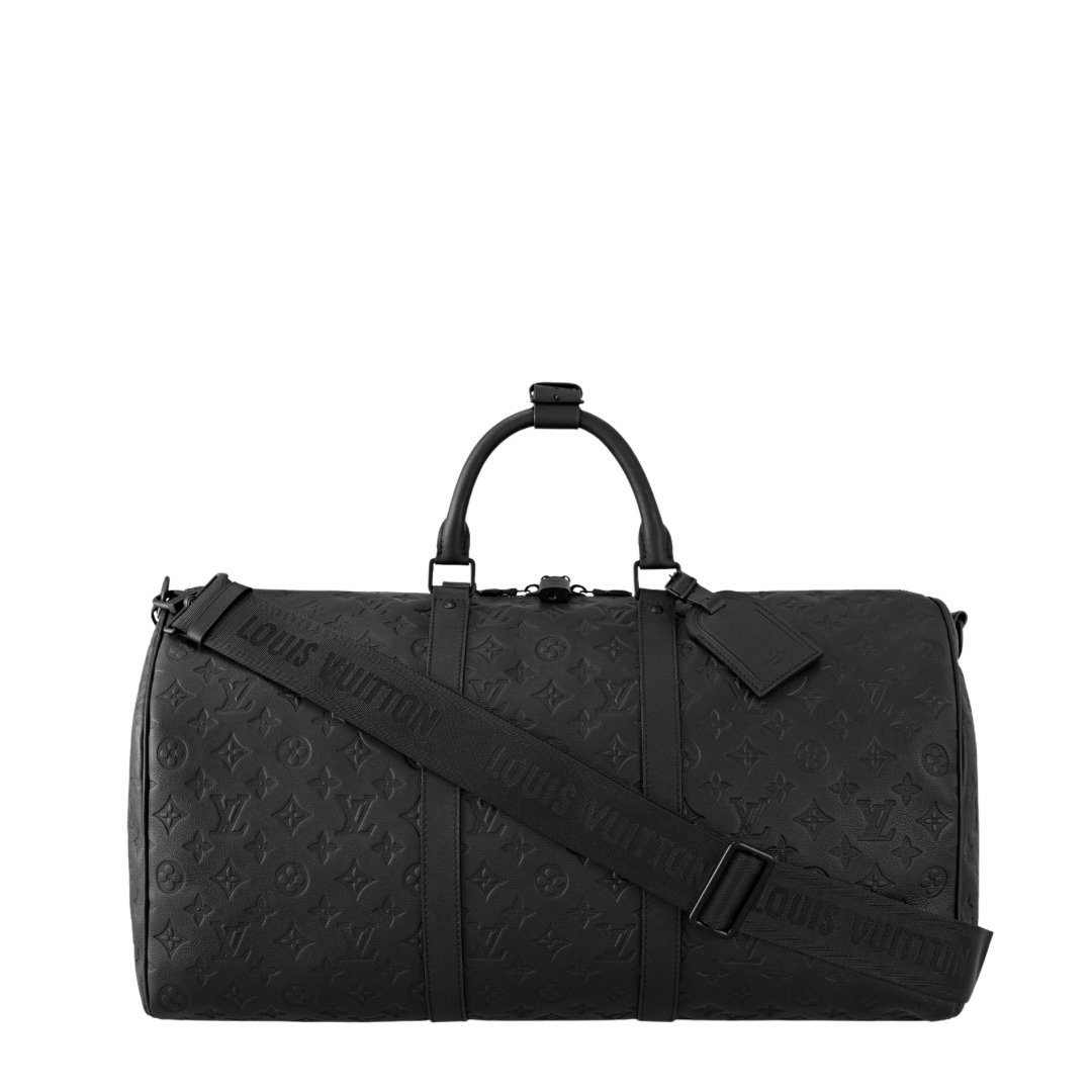 Louis Vuitton Keepall Bandouliére 50 Monogram Shadow Leather