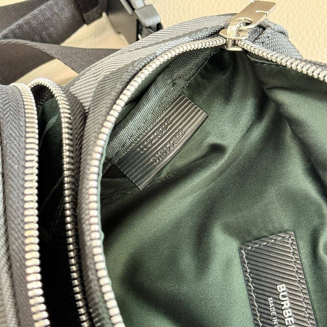 Burberry Grid Belt Bag Charcoal Grey - Afbeelding 7