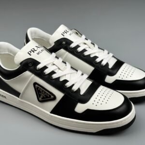 Alternative view of Prada Downtown Low Top White Black
