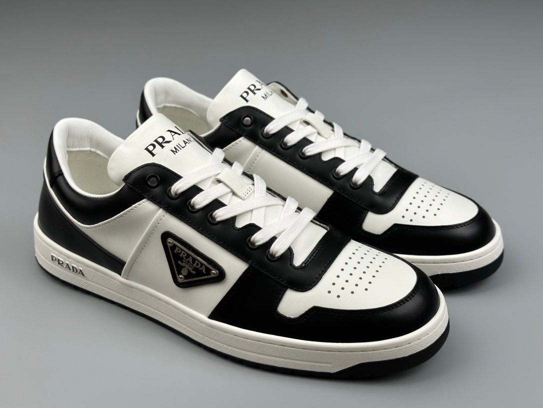 Prada Downtown Low Top White Black - Afbeelding 2