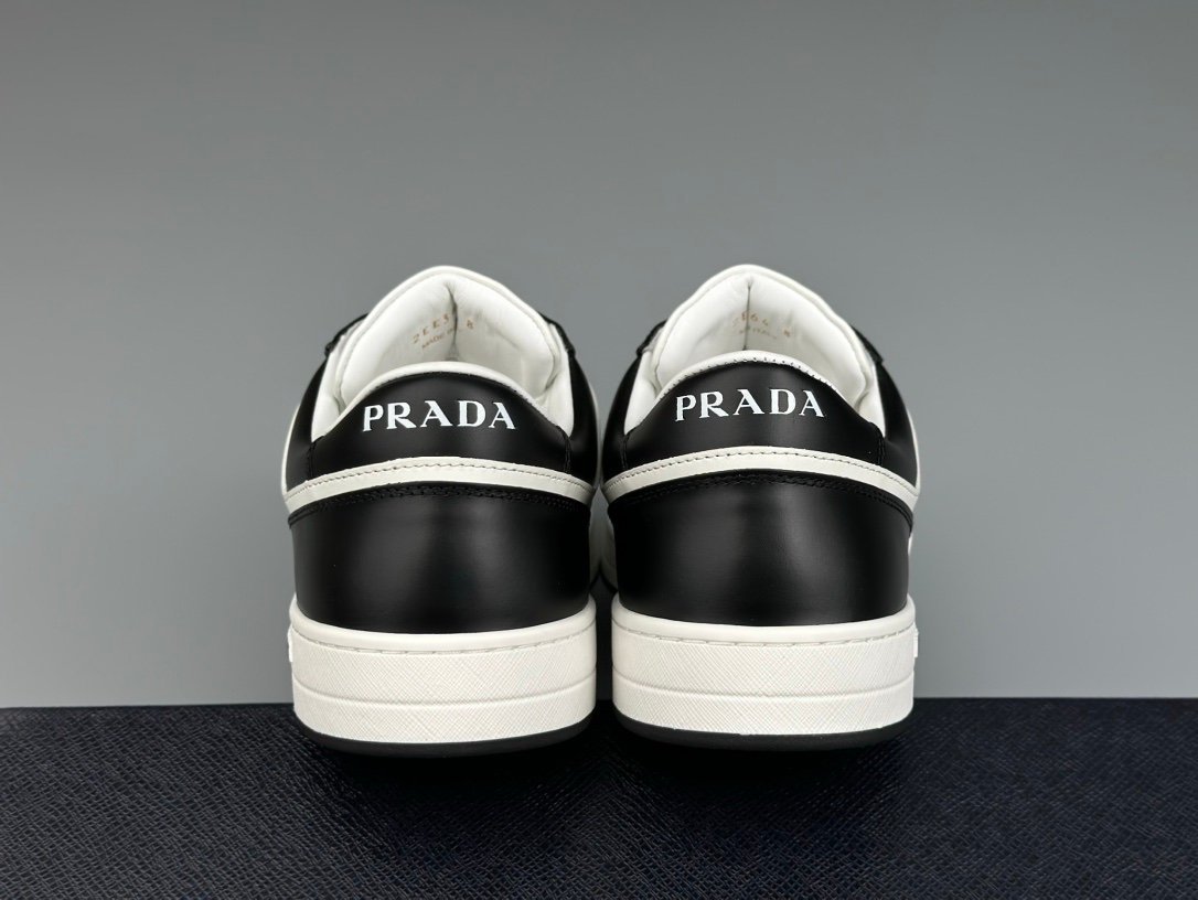 Prada Downtown Low Top White Black - Afbeelding 7