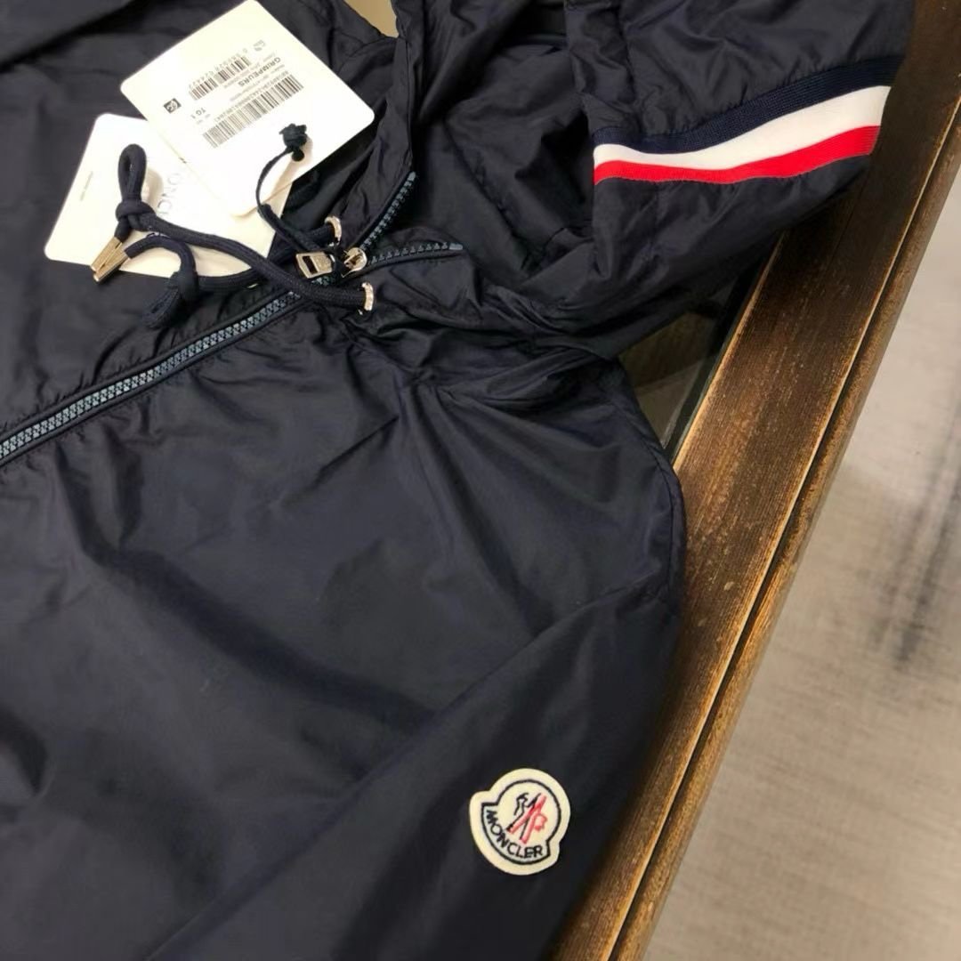 Moncler Grimpeurs Windbreaker Jacket In Navy Blue - Afbeelding 3