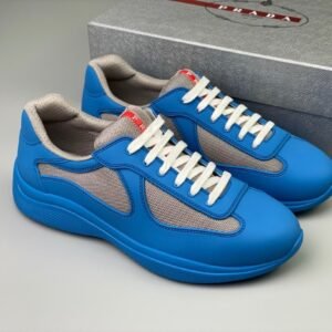 Alternative view of Prada Americas Cup Icon Soft Blue Trainers