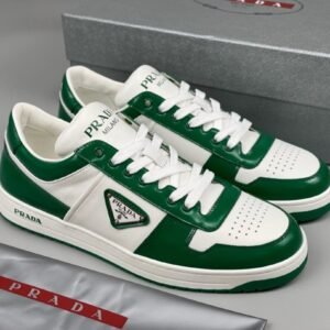 Alternative view of Prada Downtown Leather White Green Re-Nylon