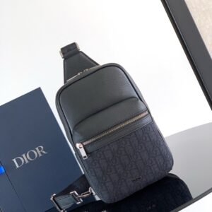 Alternative view of Dior Rider 2.0 Sling Bag In Black Oblique Jacquard