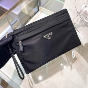 Alternative view of Prada Saffiano Leather Zipped Clutch