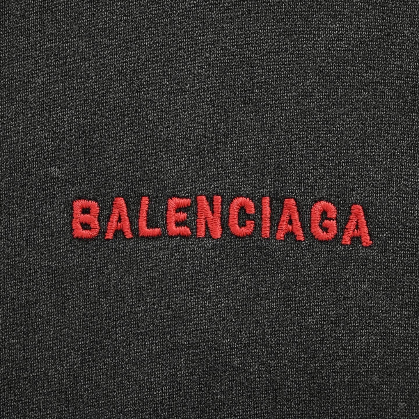Balenciaga Oversized Hoodie Logo Embroidered - Afbeelding 4