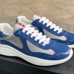 Alternative view of Prada Americas Cup Blue Grey  Trainers