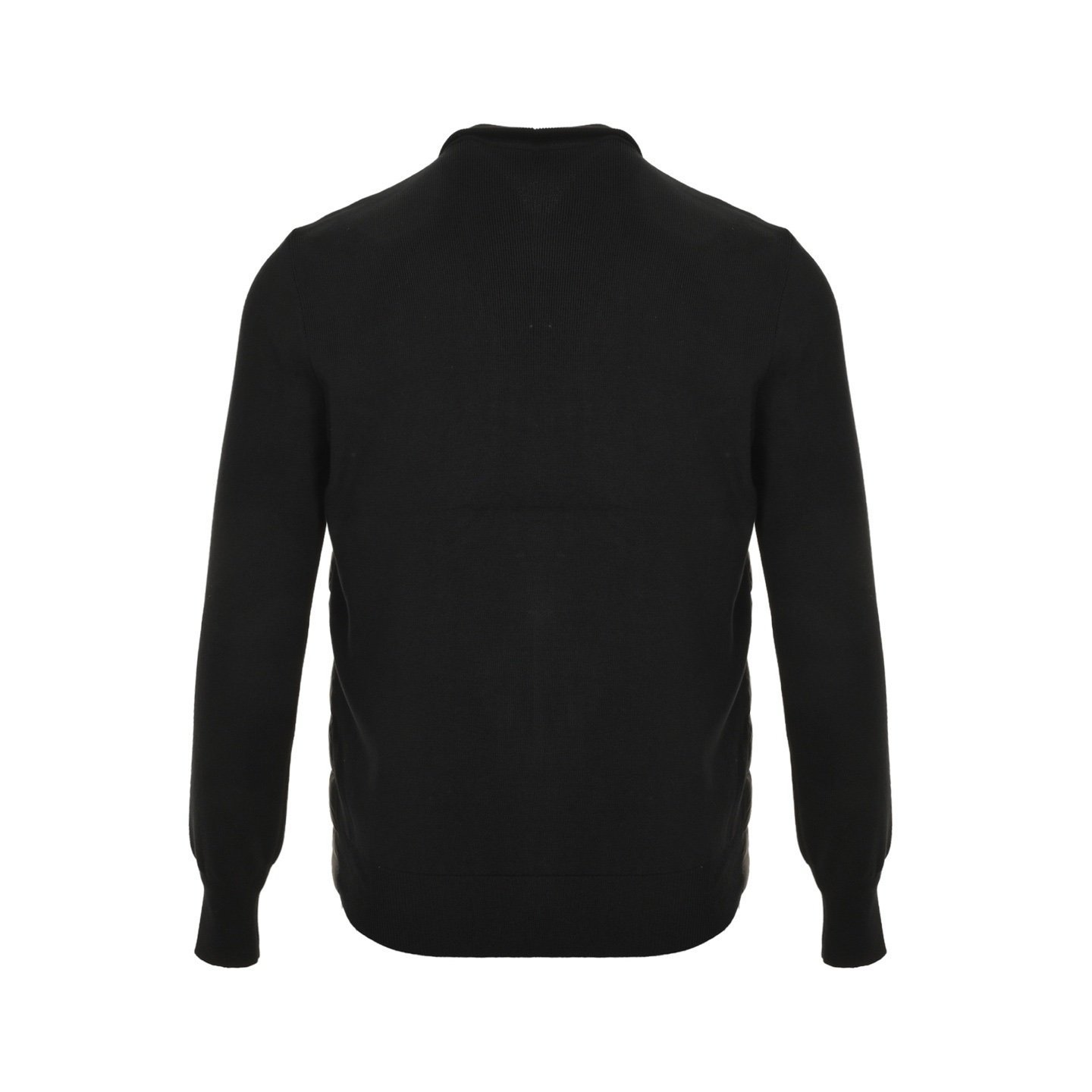 Moncler Padded Wool Cardigan Black Logo - Afbeelding 3