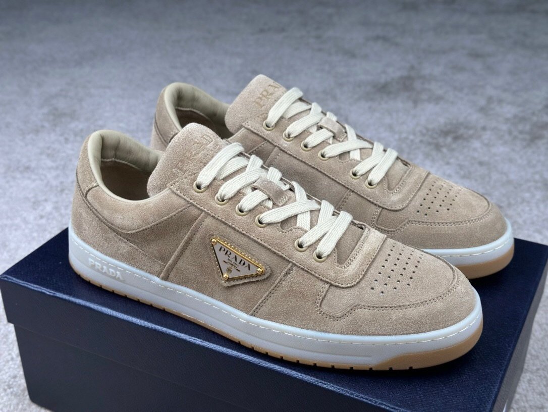 Prada Downtown Delavé Beige Suede - Afbeelding 2