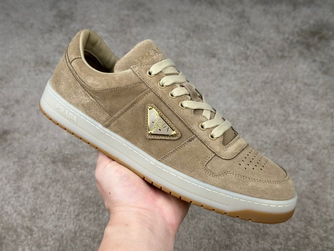 Prada Downtown Delavé Beige Suede - Afbeelding 4