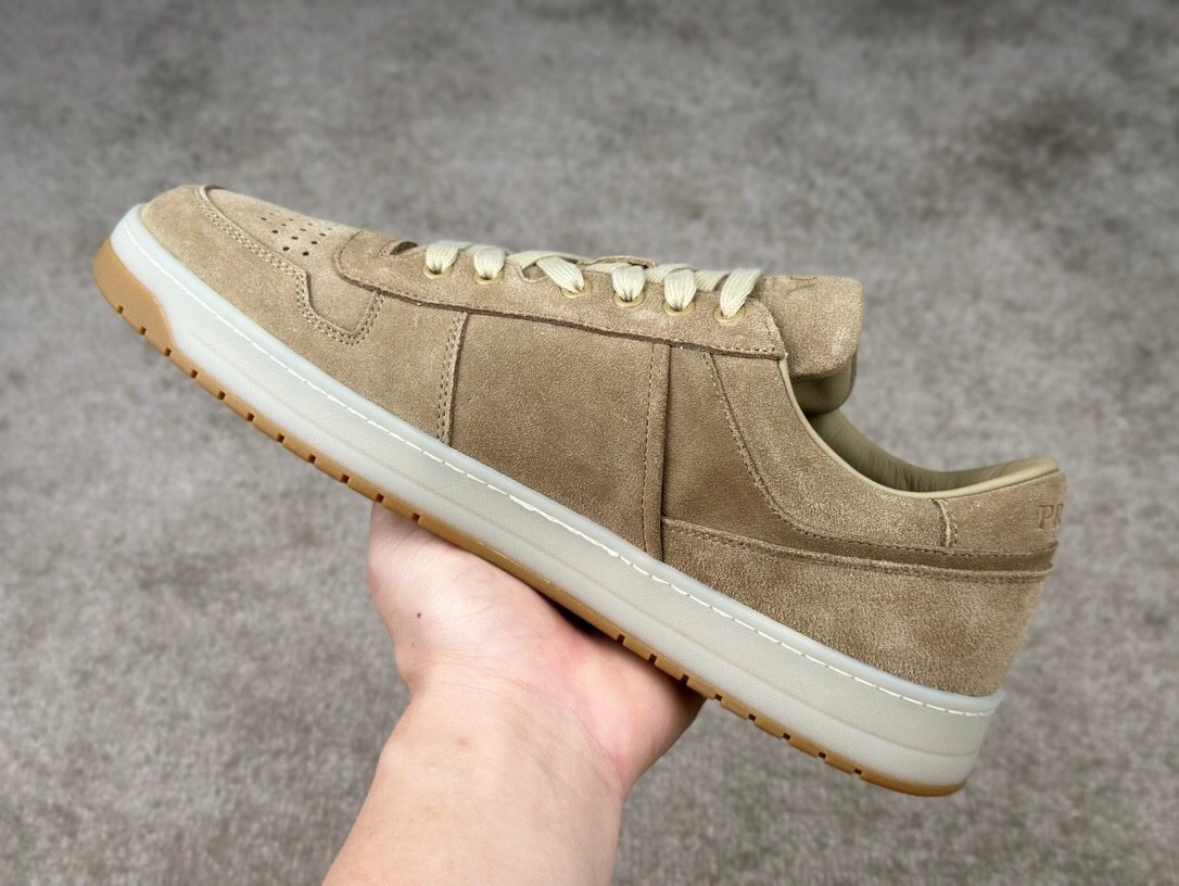 Prada Downtown Delavé Beige Suede - Afbeelding 5