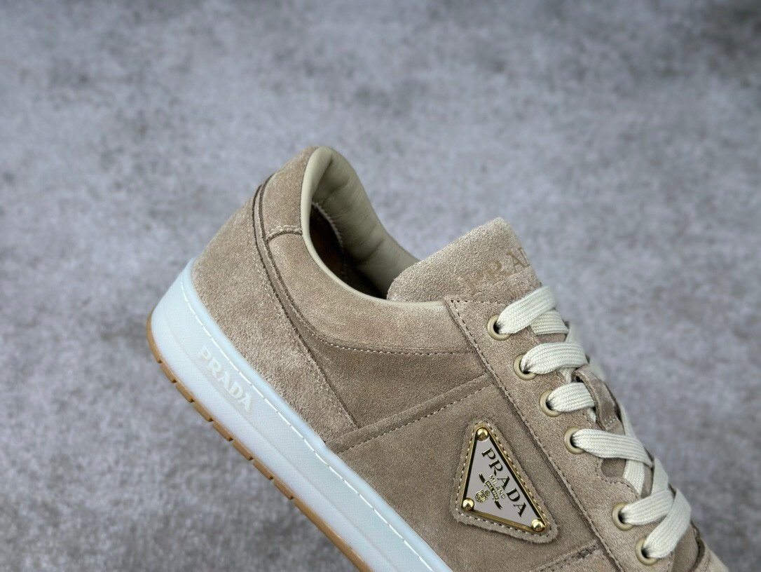 Prada Downtown Delavé Beige Suede - Afbeelding 6