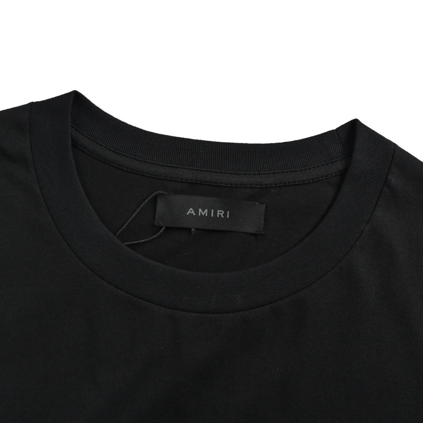 Amiri T-Shirt With AMIRI Text In Black - Afbeelding 4