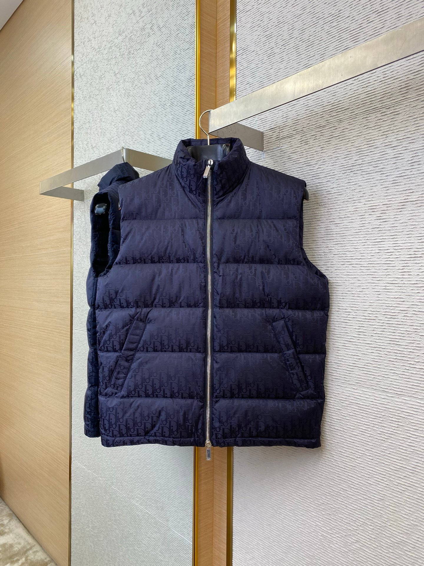 Dior Oblique Navy Blue Bodywarmer - Afbeelding 2