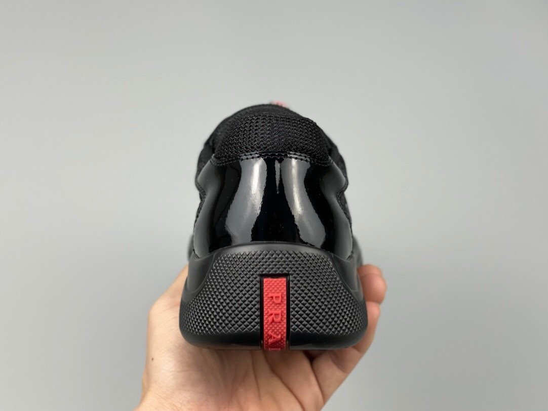 Prada Americas Cup Black Trainers - Afbeelding 9