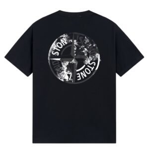 Alternative view of Stone Island Logo Back T-Shirt Black