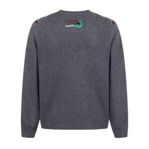 Alternative view of Louis Vuitton Argyle Crewneck Grey