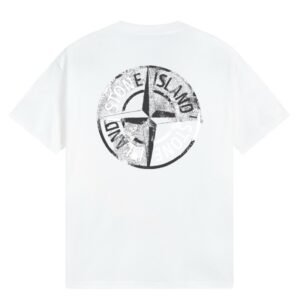 Alternative view of Stone Island Logo Back T-Shirt White