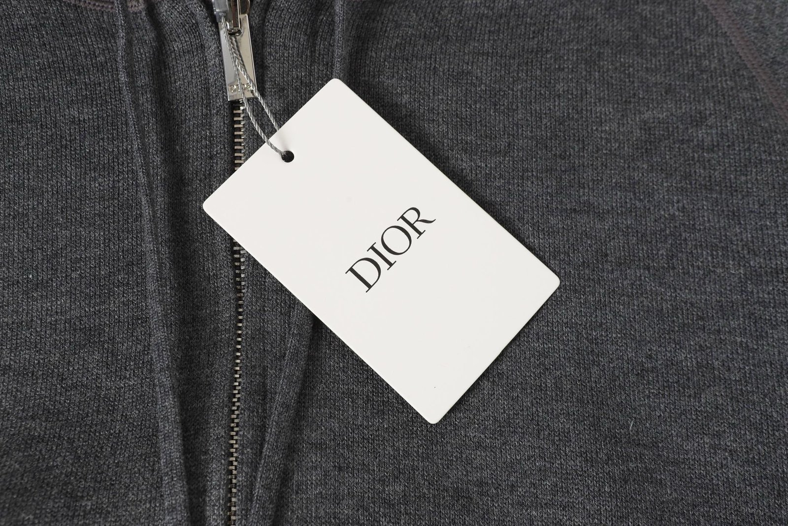Dior Cashmere Hooded Jacket Grey - Afbeelding 4
