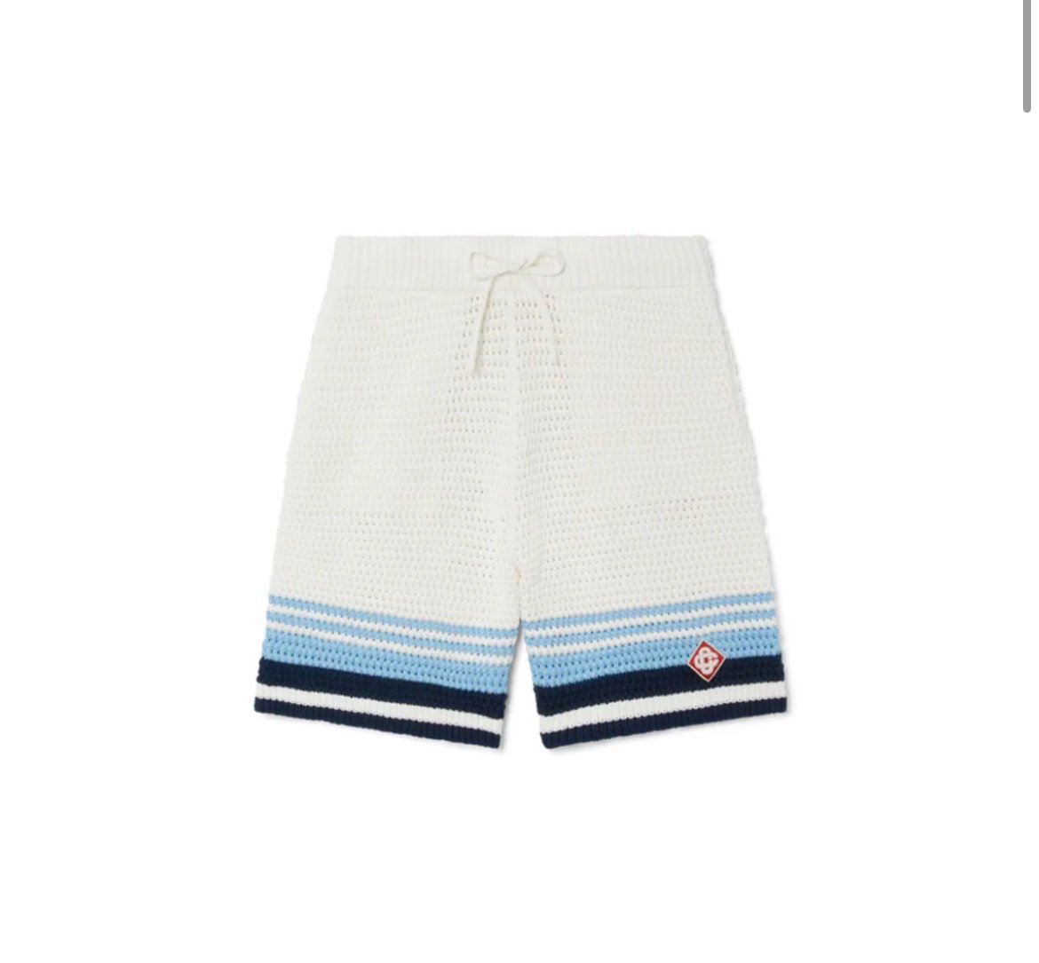 Casablanca Crochet White Blue 2-Piece Set kopie - Afbeelding 3