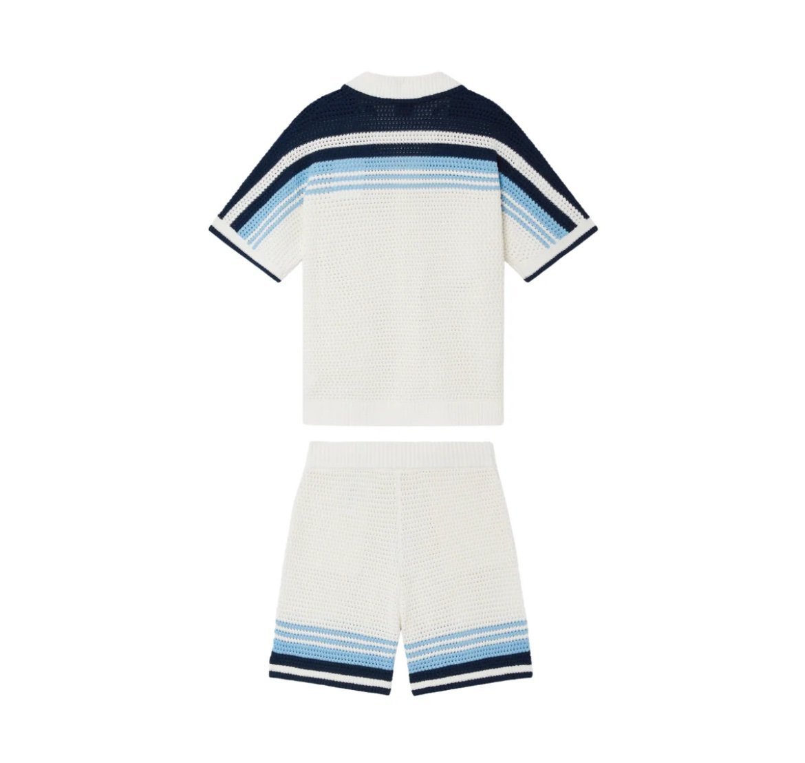 Casablanca Crochet White Blue 2-Piece Set kopie - Afbeelding 5