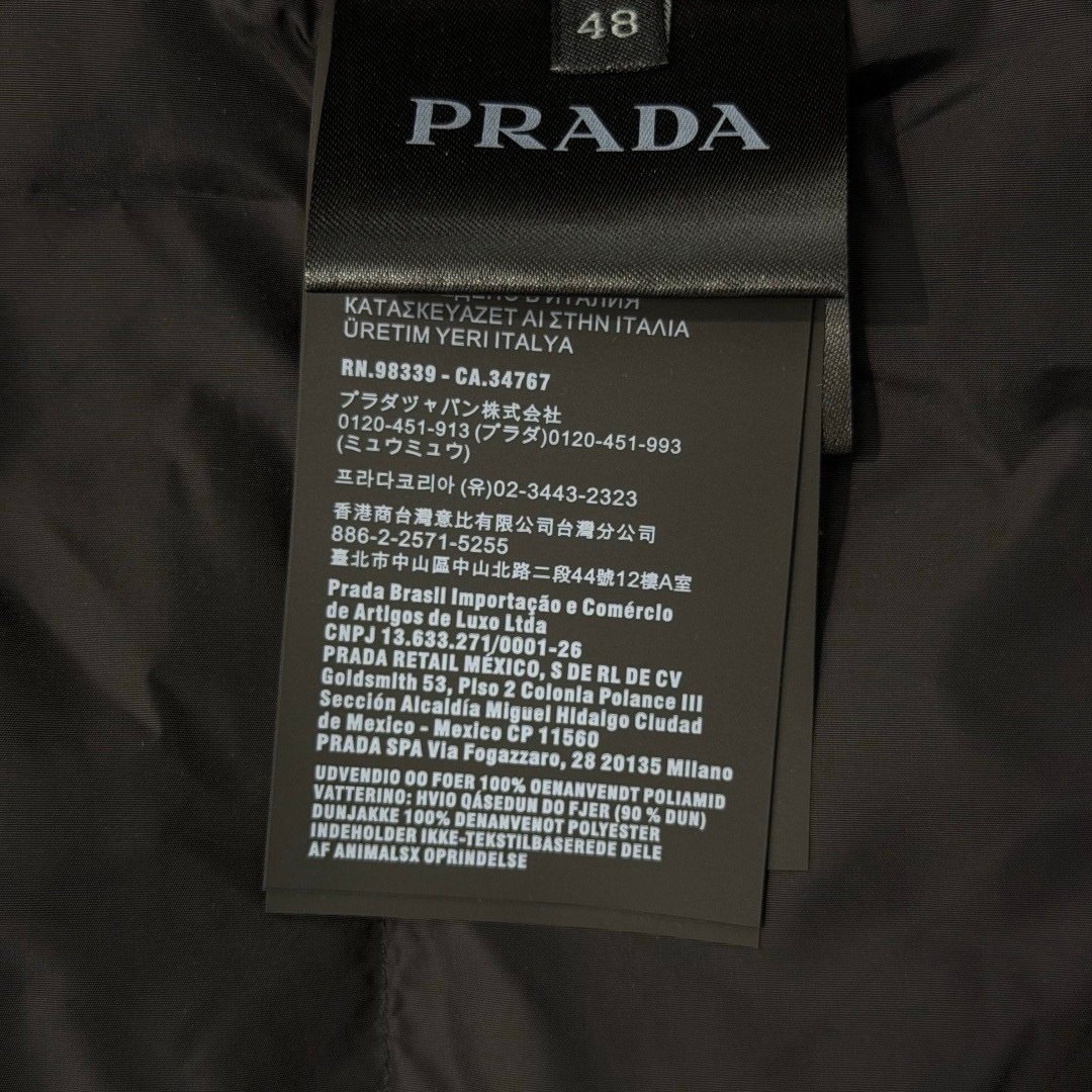 Prada Re-Nylon Puffer Jacket Black - Afbeelding 15