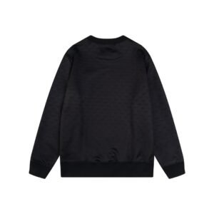 Alternative view of Prada Triangle Pattern Sweater In Black
