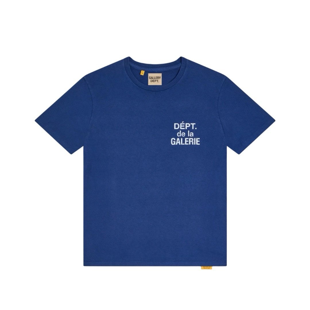 Gallery Dept. French Logo T-shirt In Royal Blue