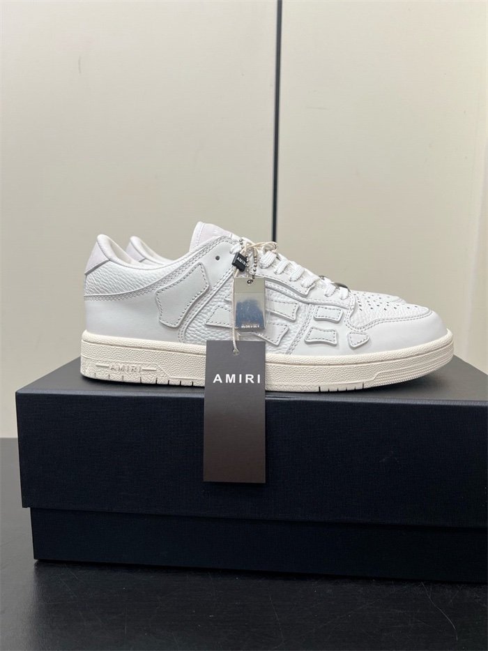 Amiri Varsity Skel Low Top White - Afbeelding 2