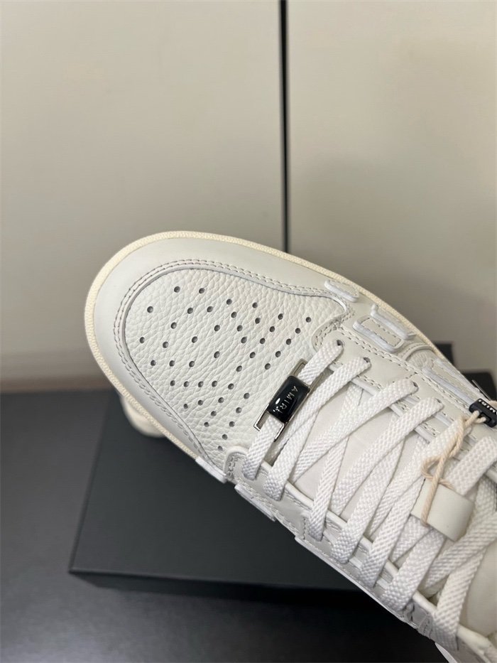 Amiri Varsity Skel Low Top White - Afbeelding 4