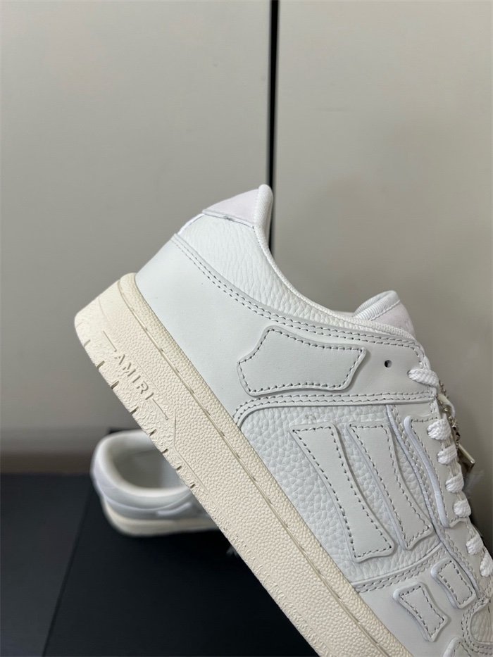 Amiri Varsity Skel Low Top White - Afbeelding 5