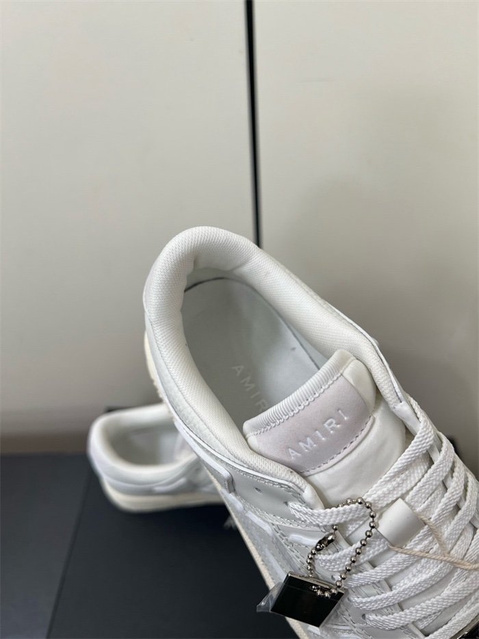 Amiri Varsity Skel Low Top White - Afbeelding 6