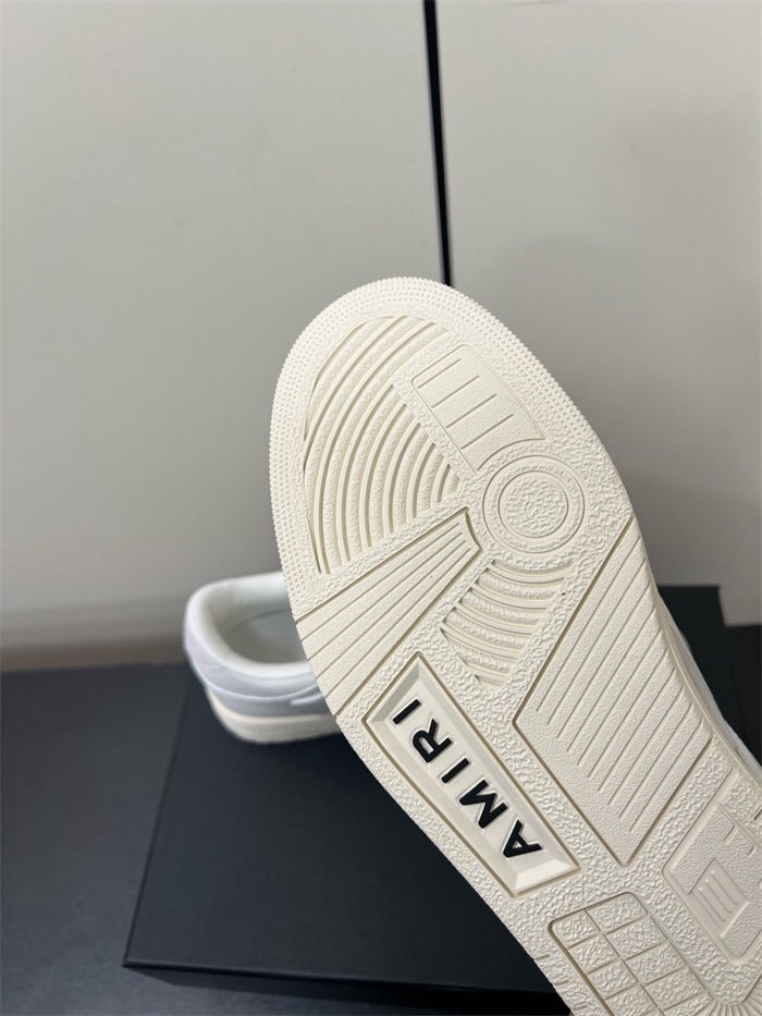 Amiri Varsity Skel Low Top White - Afbeelding 7